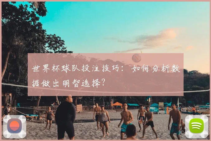 世界杯球队投注技巧:如何分析数据做出明智选择?